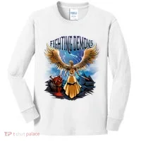 Angel Fighting Demons Kids Long Sleeve Shirt thumb 0