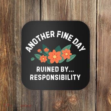 Another Fine Day Ruined By Responsibility Coaster