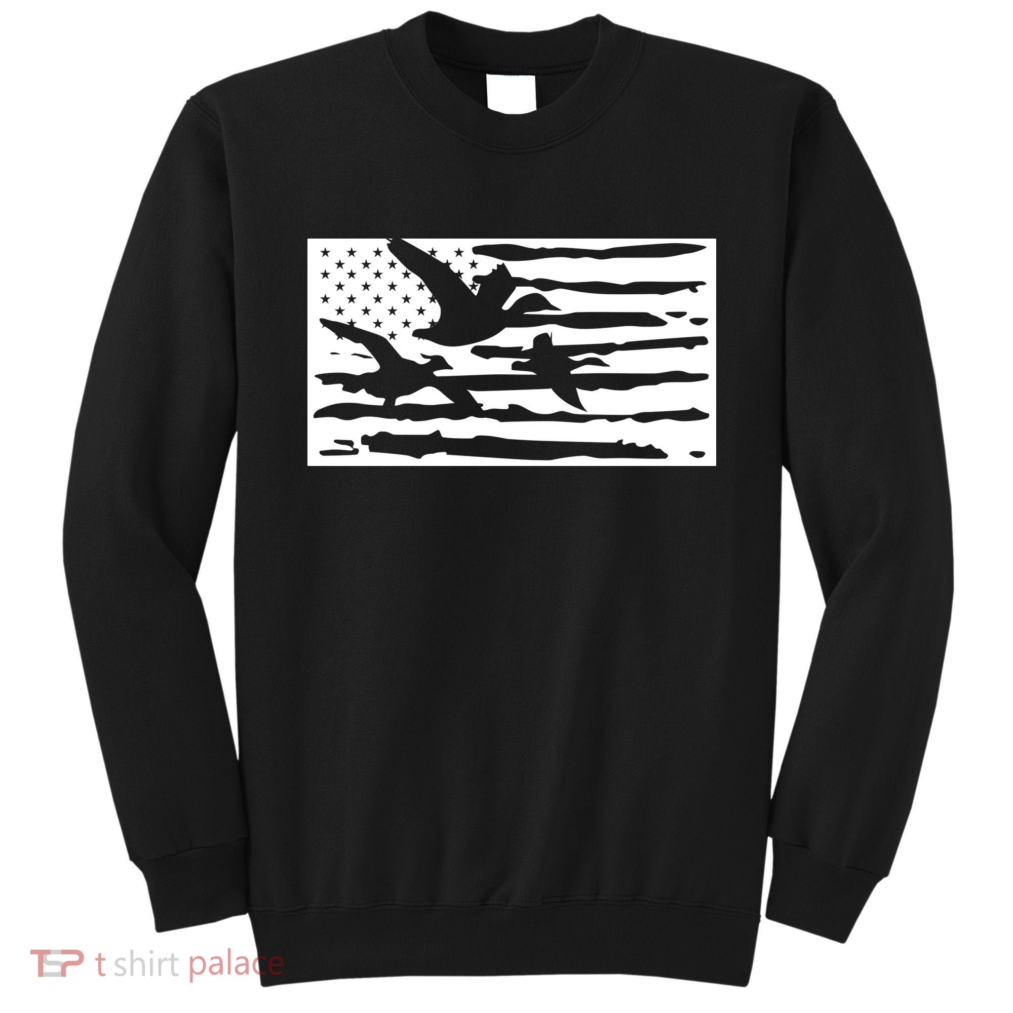 American Flag Duck Hunter Sweatshirt