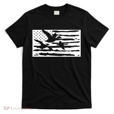 American Flag Duck Hunter T-Shirt
