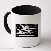 American Flag Duck Hunter Coffee Mug thumb 0