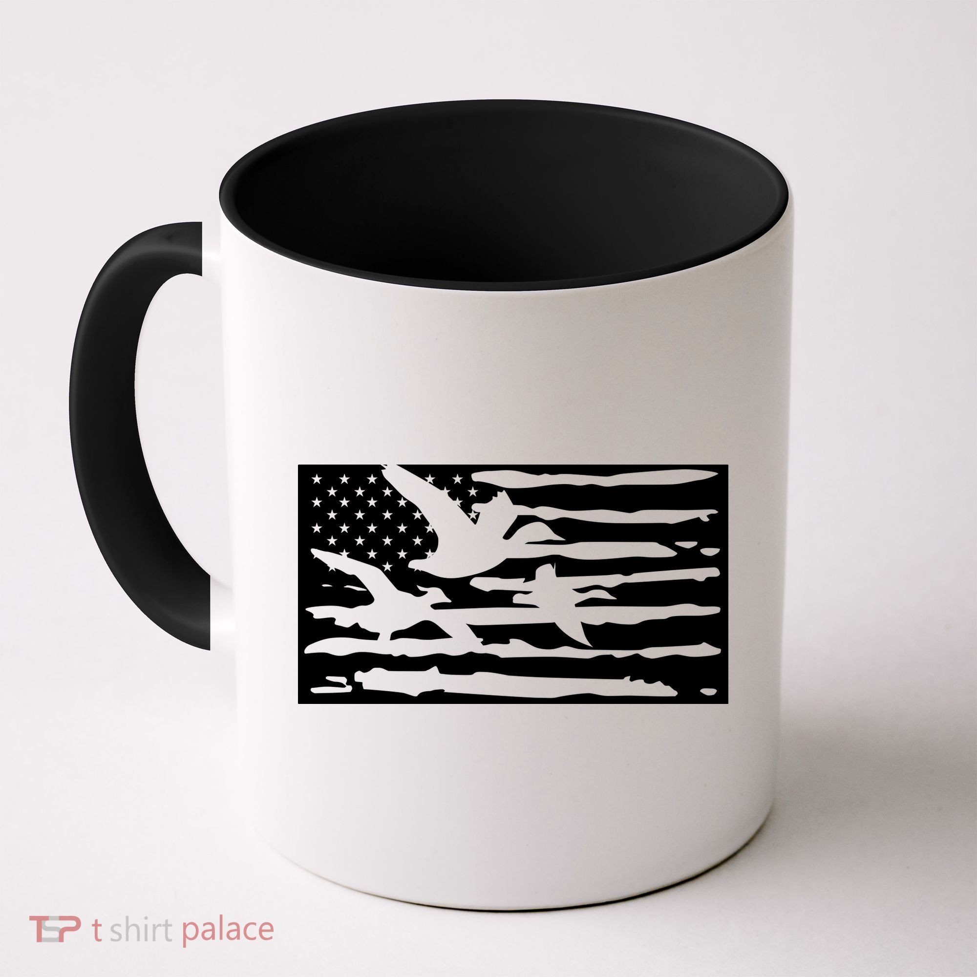American Flag Duck Hunter Coffee Mug