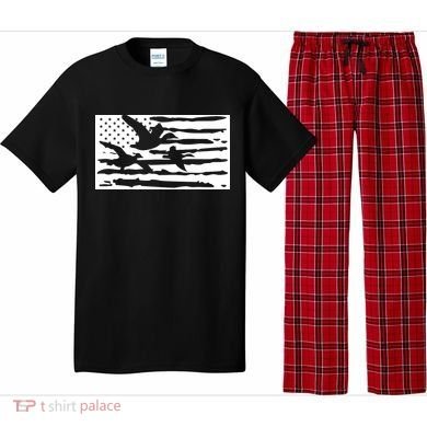 American Flag Duck Hunter Pajama Set