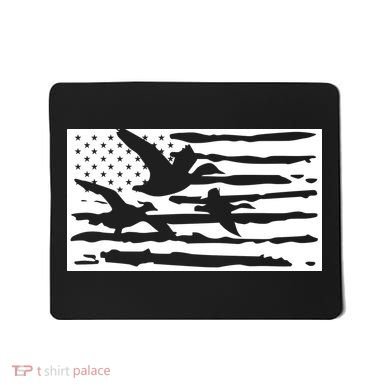 American Flag Duck Hunter Mousepad