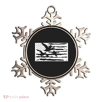 American Flag Duck Hunter Ornament