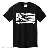 American Flag Duck Hunter Kids T-Shirt thumb 0