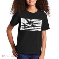 American Flag Duck Hunter Kids T-Shirt thumb 2