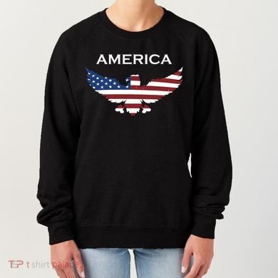 American Flag Eagle Women's Sweatshirt
