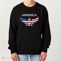 American Flag Eagle Women's Sweatshirt thumb 0