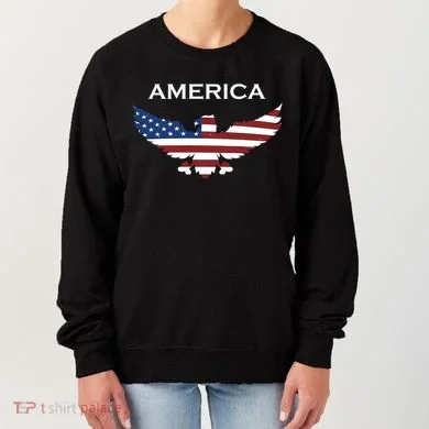 American Flag Eagle Women's Sweatshirt