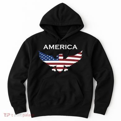 American Flag Eagle Hoodie
