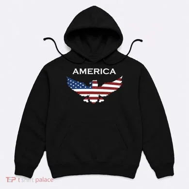 American Flag Eagle Hoodie