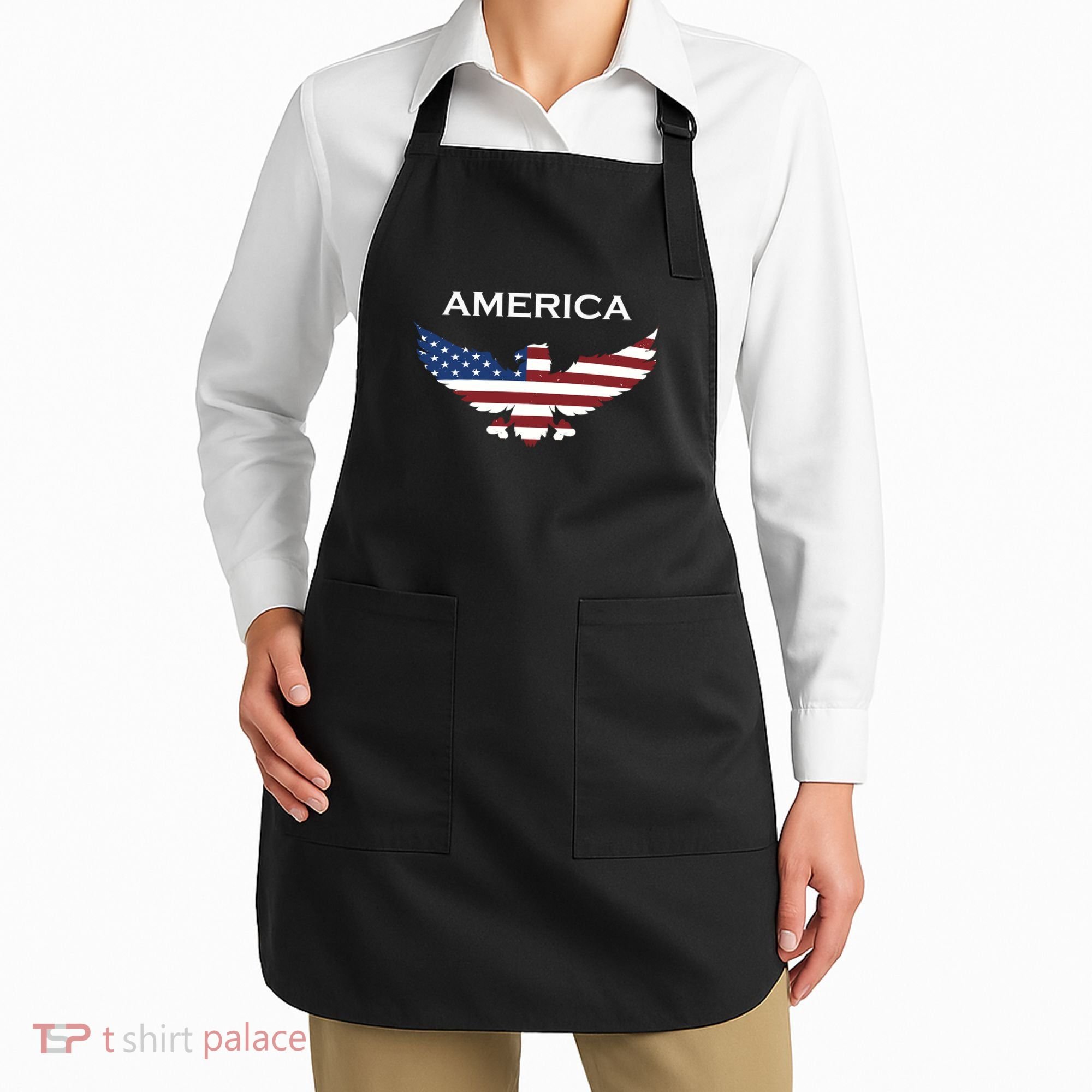 American Flag Eagle Apron