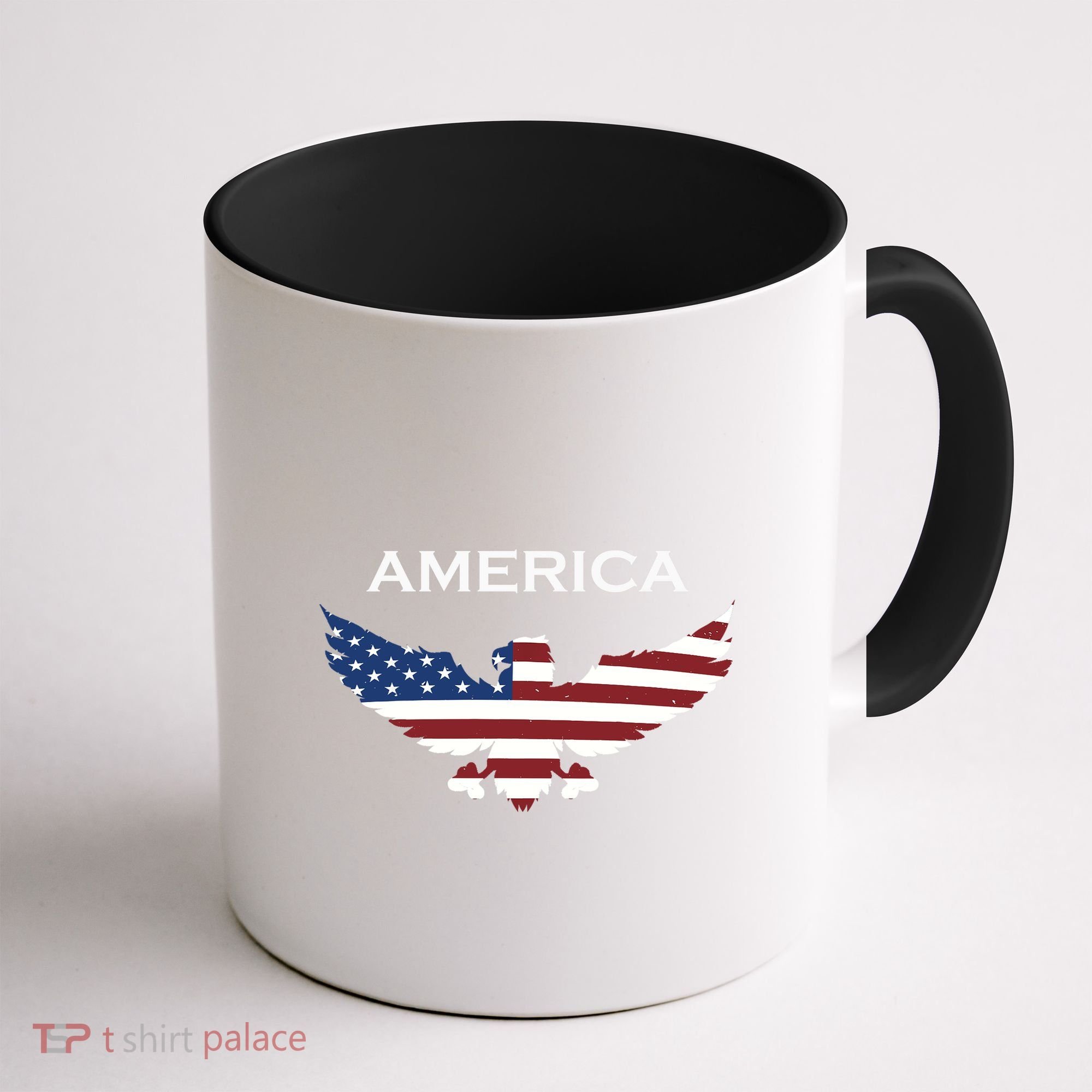 American Flag Eagle Coffee Mug