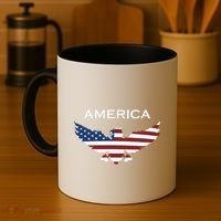 American Flag Eagle Coffee Mug thumb 4