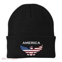 American Flag Eagle Beanie thumb 0