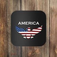 American Flag Eagle Coaster thumb 0