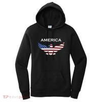 American Flag Eagle Women's Hoodie thumb 0