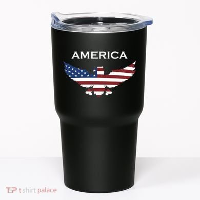 American Flag Eagle Tumbler