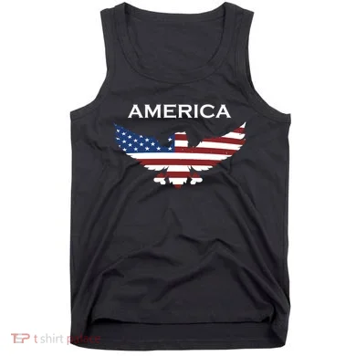 American Flag Eagle Tank Top
