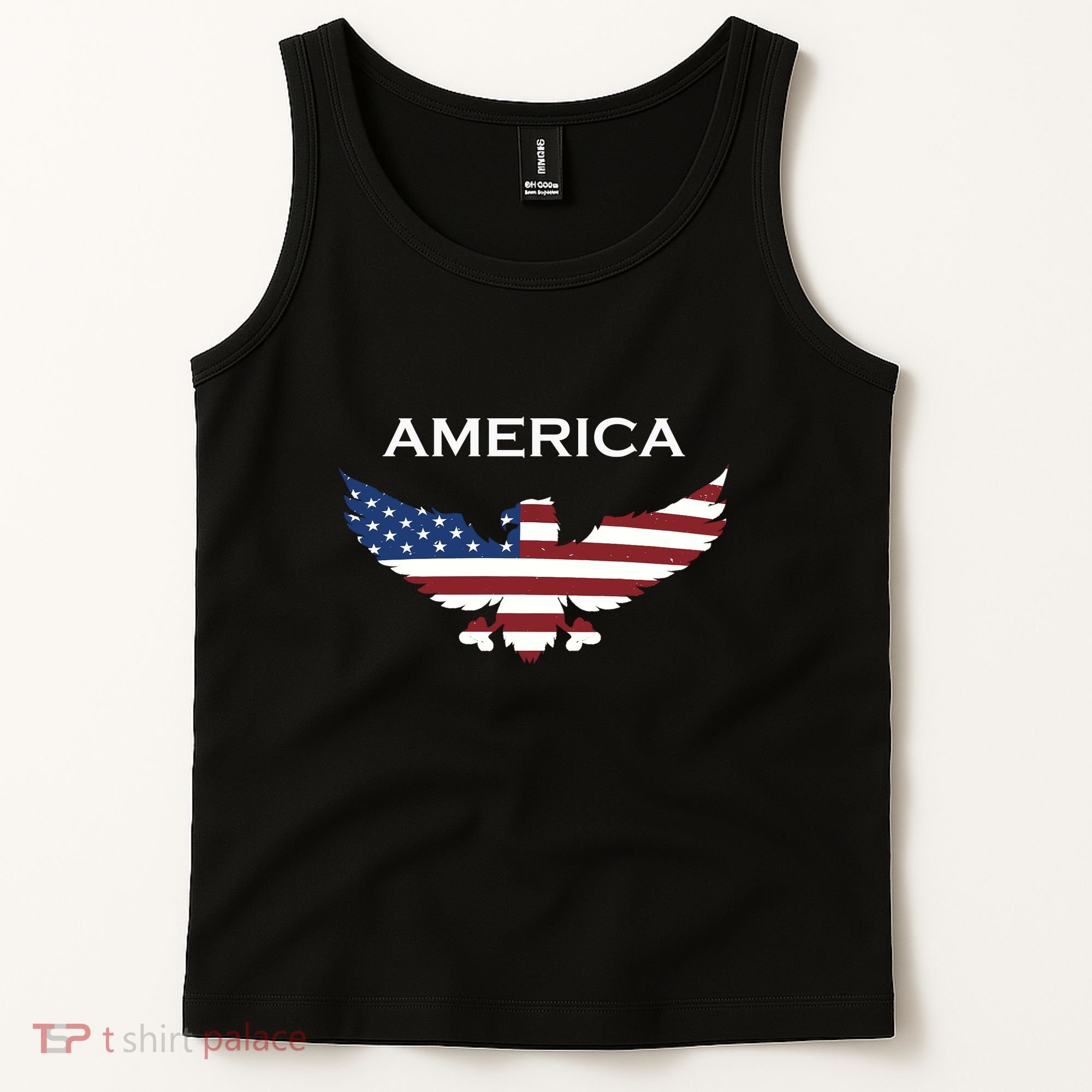American Flag Eagle Tank Top