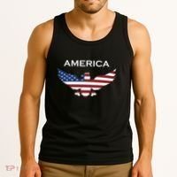 American Flag Eagle Tank Top thumb 3