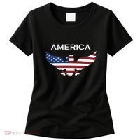 American Flag Eagle Women's T-Shirt thumb 0