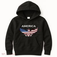 American Flag Eagle Kids Hoodie thumb 0