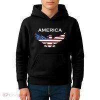 American Flag Eagle Kids Hoodie thumb 4
