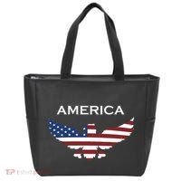 American Flag Eagle Tote Bag thumb 0