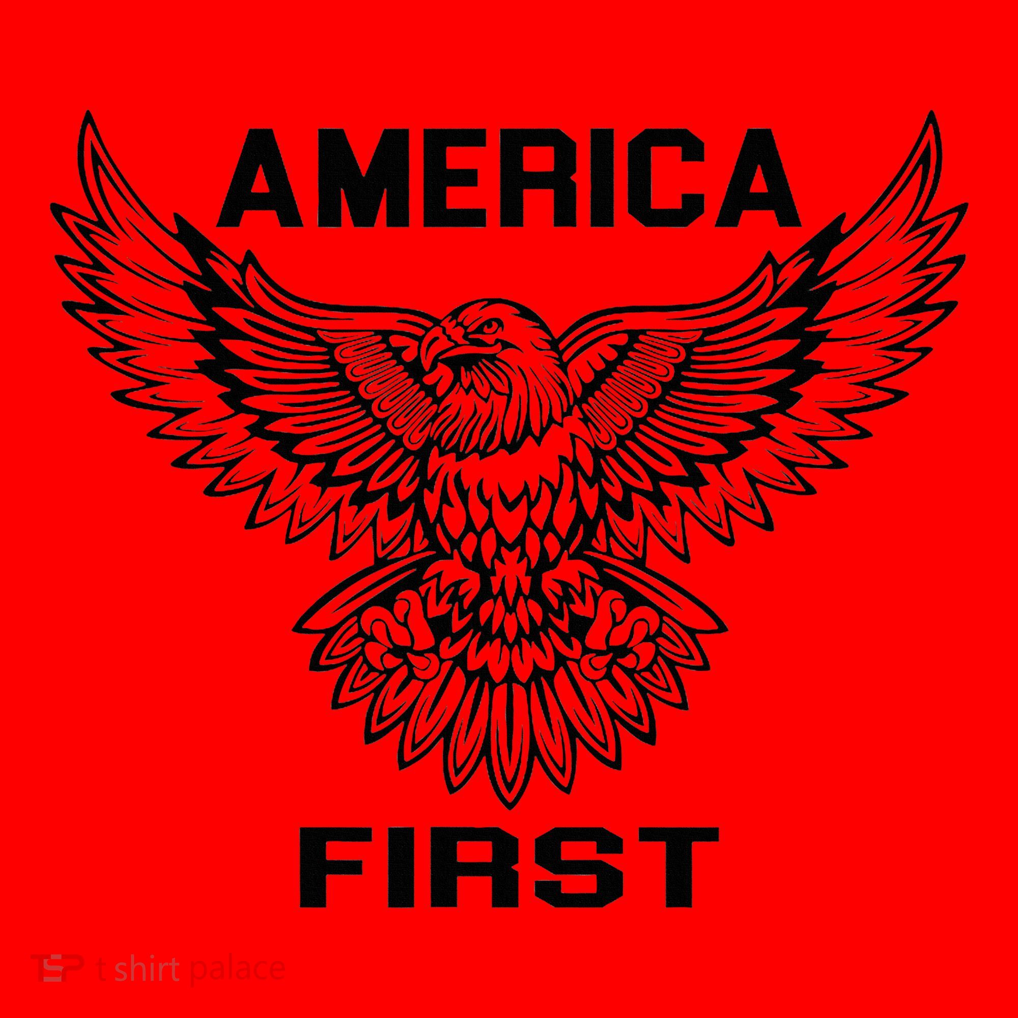 America First Eagle America First Santa Hat