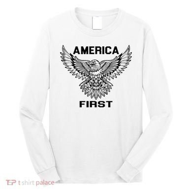 America First Eagle America First Long Sleeve Shirt
