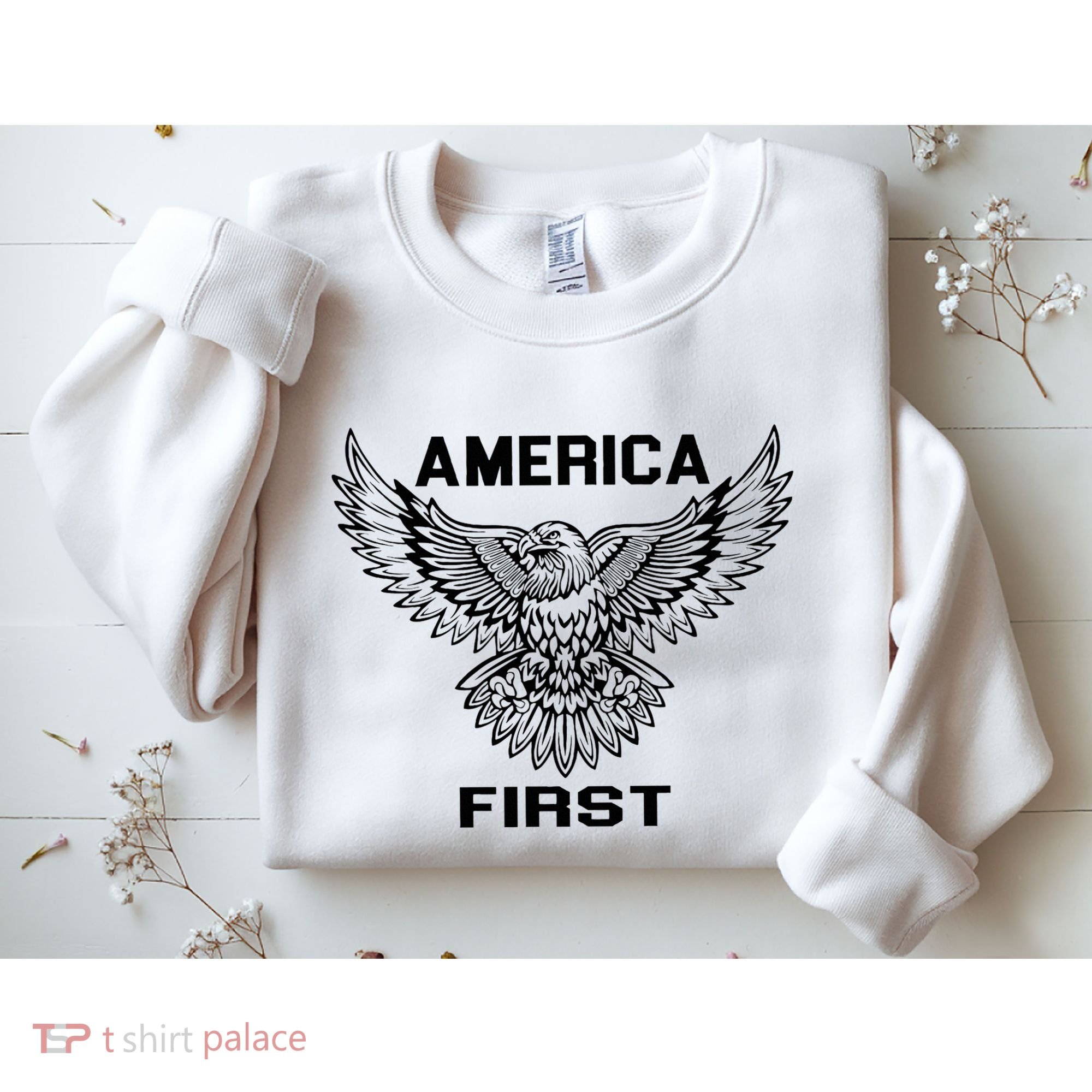 America First Eagle America First Sweatshirt