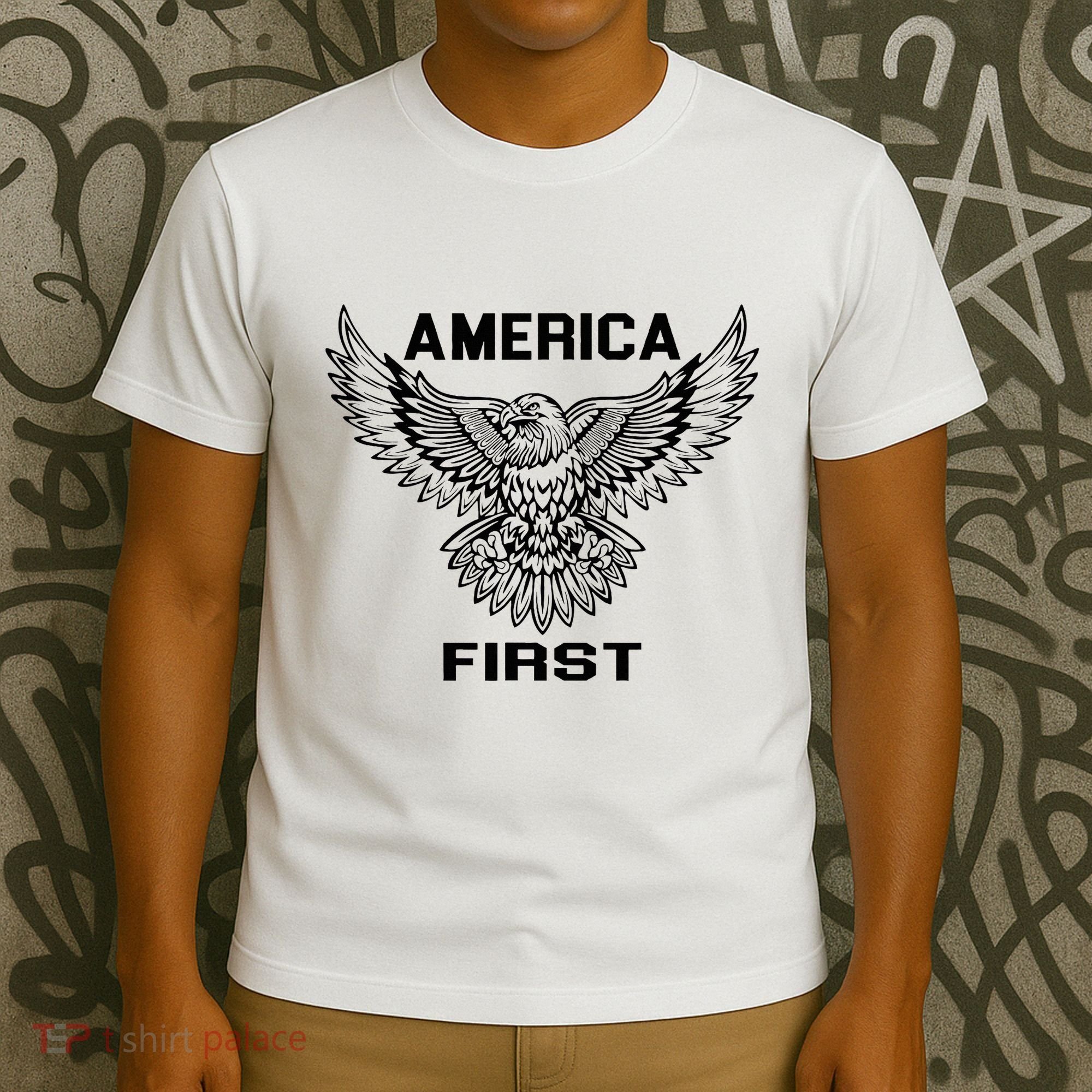 America First Eagle America First T-Shirt