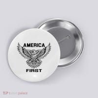 America First Eagle America First Button thumb 0