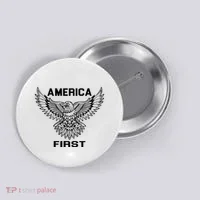 America First Eagle America First Button thumb 0