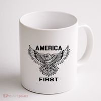 America First Eagle America First Coffee Mug thumb 1