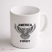 America First Eagle America First Coffee Mug thumb 1