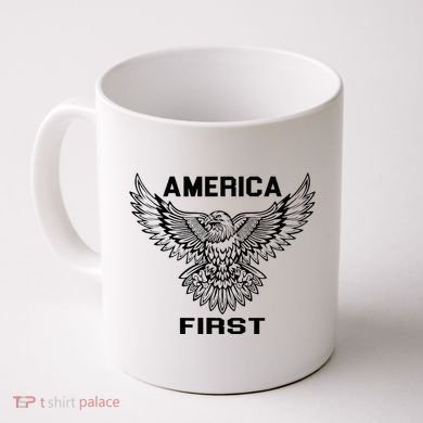 America First Eagle America First Coffee Mug