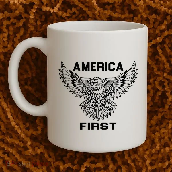 America First Eagle America First Coffee Mug