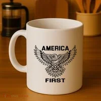 America First Eagle America First Coffee Mug thumb 4