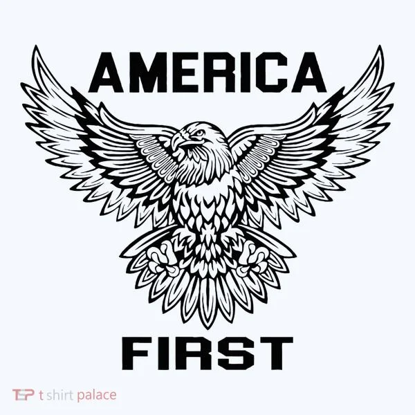 America First Eagle America First Coffee Mug