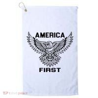 America First Eagle America First Golf Towel thumb 0