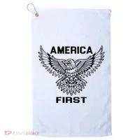 America First Eagle America First Golf Towel thumb 0