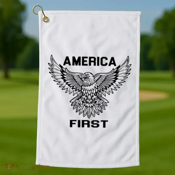 America First Eagle America First Golf Towel