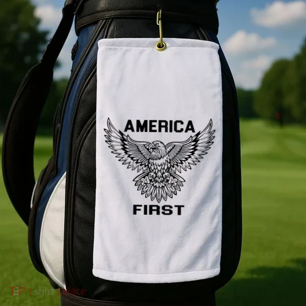 America First Eagle America First Golf Towel