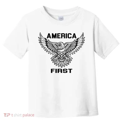 America First Eagle America First Toddler T-Shirt
