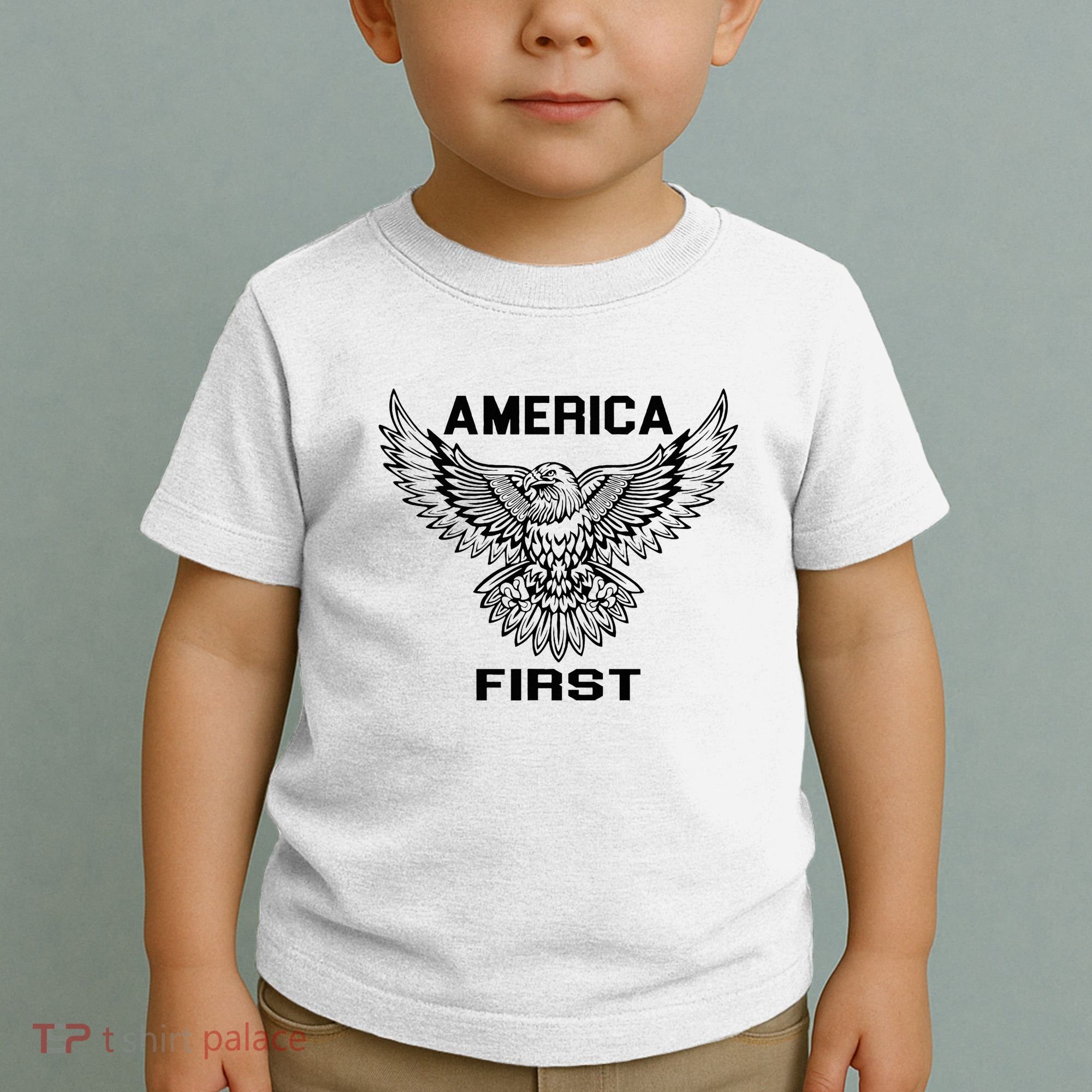 America First Eagle America First Toddler T-Shirt