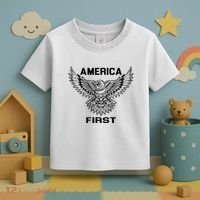 America First Eagle America First Toddler T-Shirt thumb 3