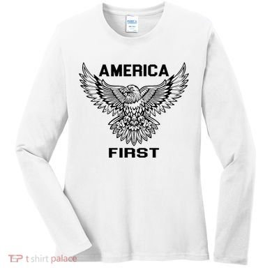 America First Eagle America First Women's Long Sleeve Shirt
